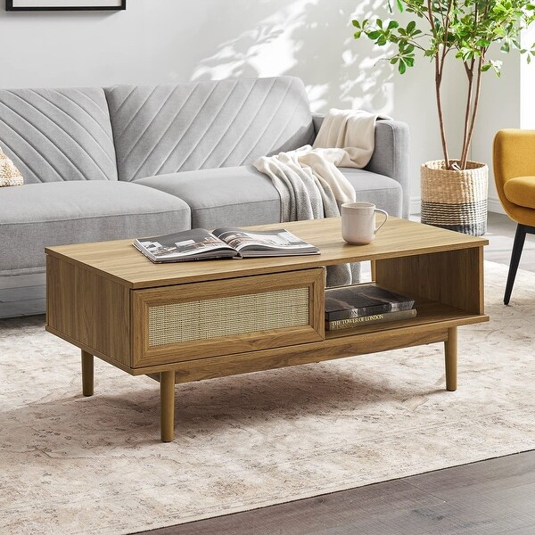 Mopio Haylee Modern Farmhouse Boho Coffee Table