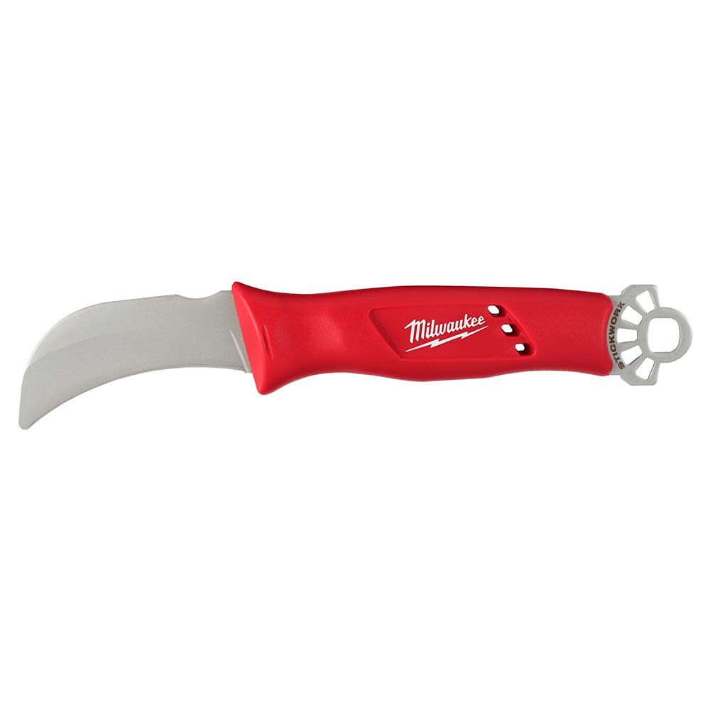 Milwaukee Lineman's Hawkbill Knife with STICKWORK 3-in-1 Ring 48-22-1924 from Milwaukee