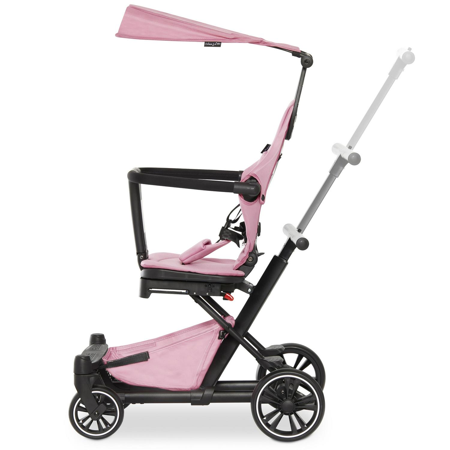 Dream On Me Drift Rider Stroller With Canopy In Pink  Crowdfused