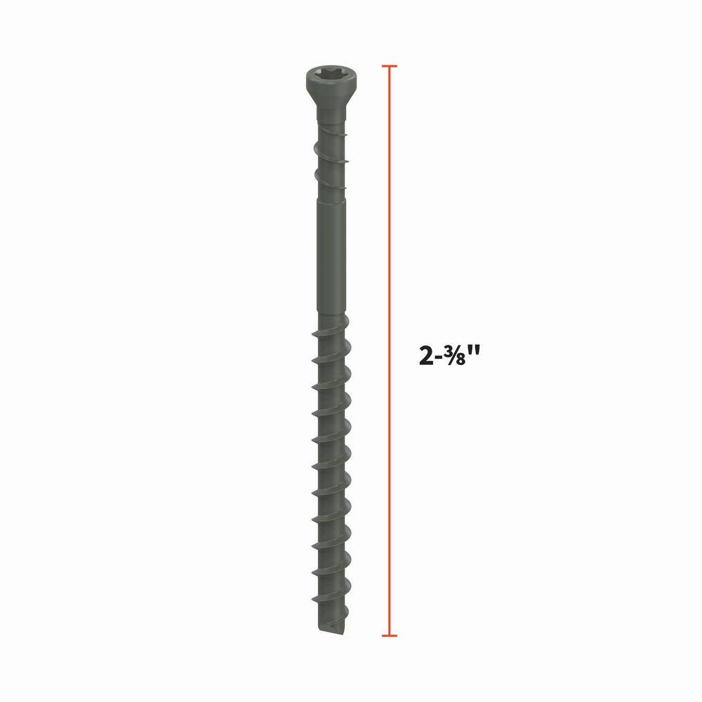 CAMO 2-38 in. ProTech Coated Trimhead Deck Screw (1750-Count) 345139