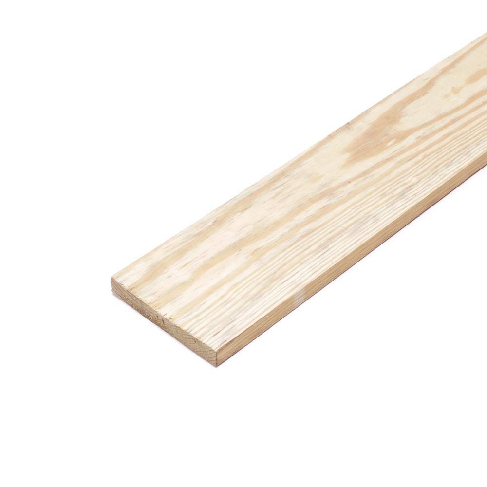 WeatherShield 1 in. x 6 in. x 8 ft. Ground Contact Pressure-Treated Southern Yellow Pine Decking Board 253935