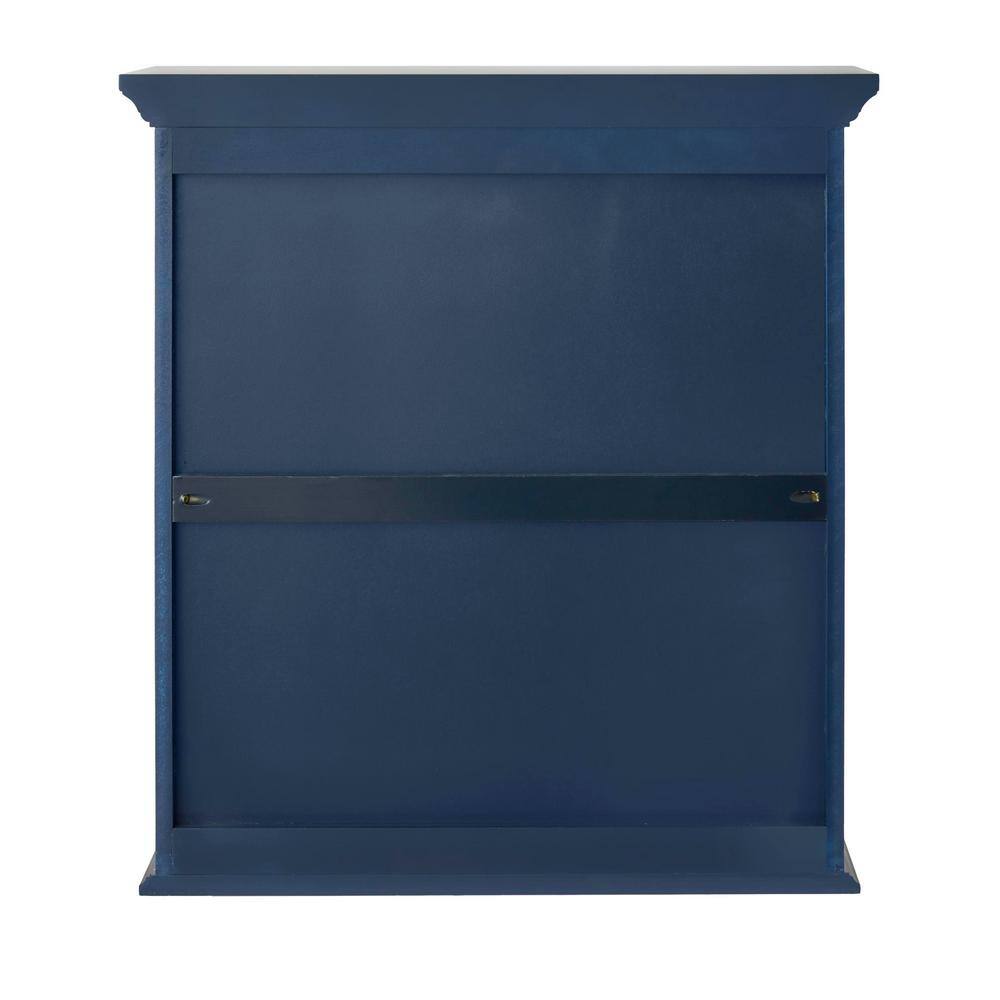 Home Decorators Collection Channing 26 in. W x 28 in. H Wall Cabinet in Royal Blue CGBW2628