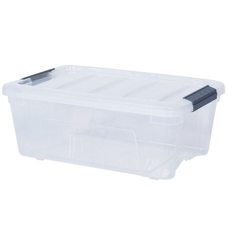 Sturdy Plastic Latch Stack Storage Tubs Box