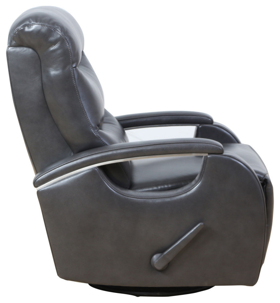 Fallon Swivel Glider Recliner  Gable Dove   Contemporary   Recliner Chairs   by Beyond Design  ampMore  Houzz