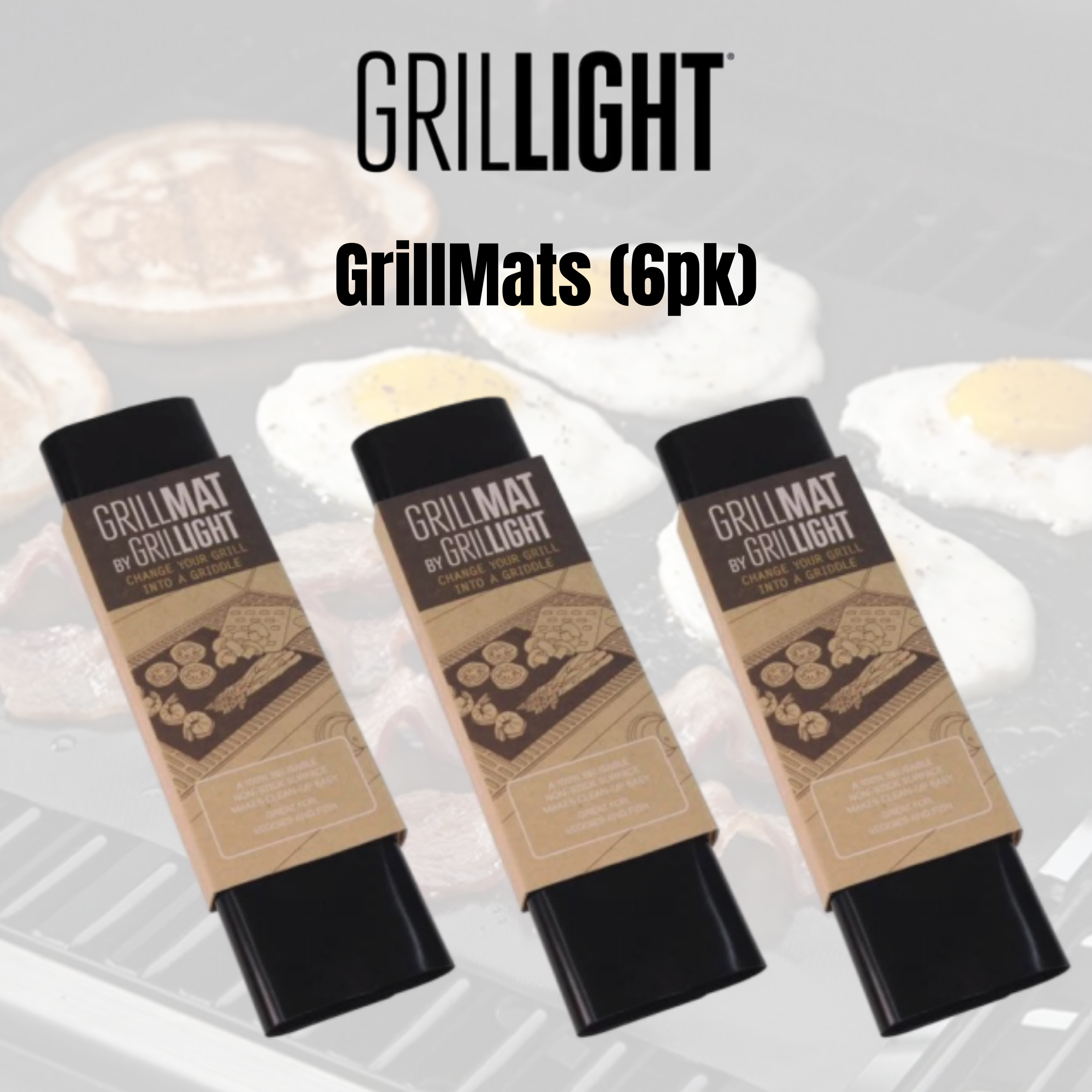 GrillMats by Grillight (6pk)