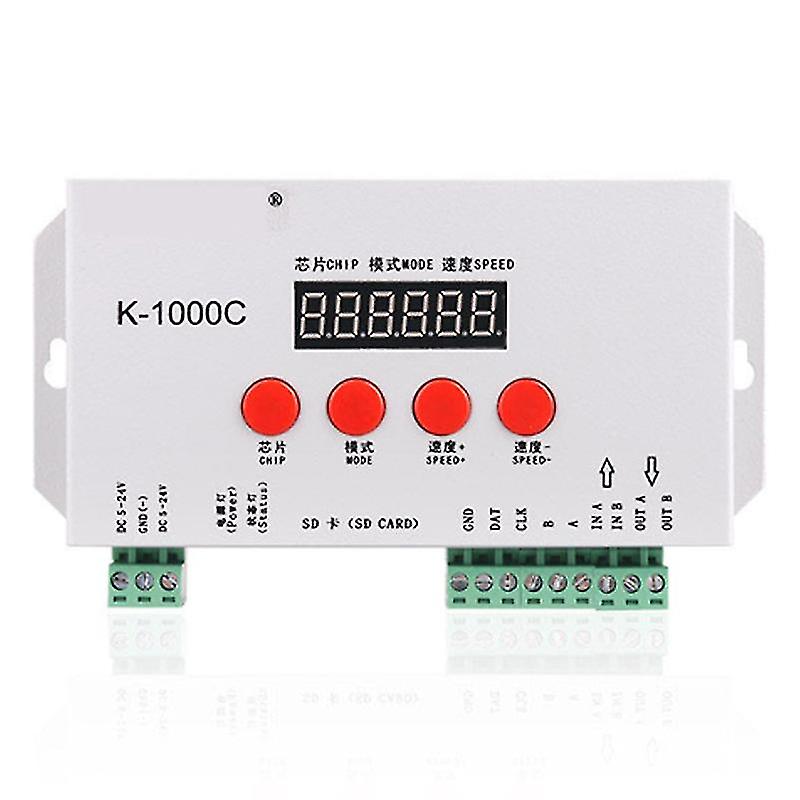 K-1000c Controller K1000c Ws2812b Ws2811 Apa102 T1000s Ws2813 Led 2048 Pixel Controller Dc5-24v