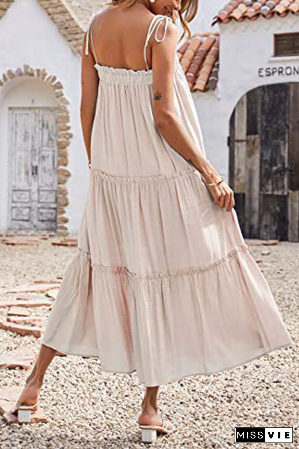 Solid Color Slip Swing Dress Wholesale