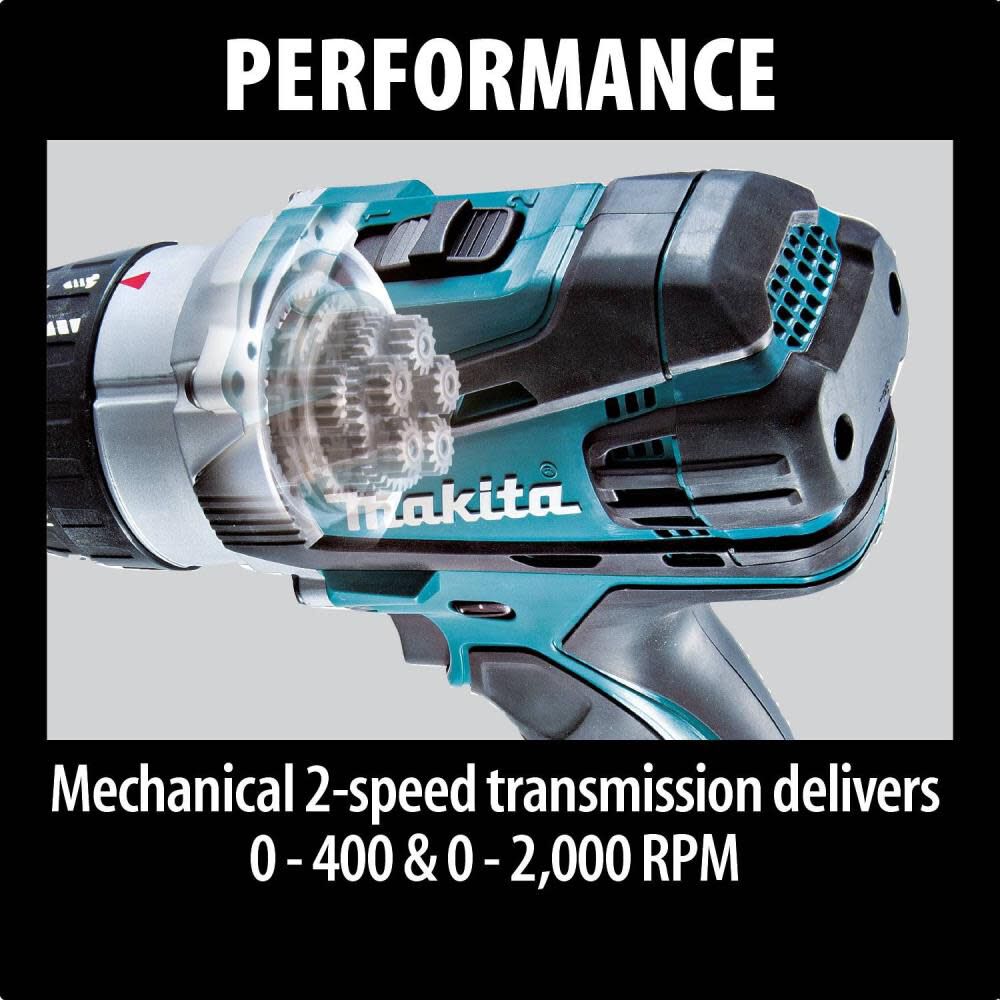 Makita 18V LXT Lithium-Ion Cordless 1/2 in. Hammer Driver Drill (Tool only) XPH03Z from Makita