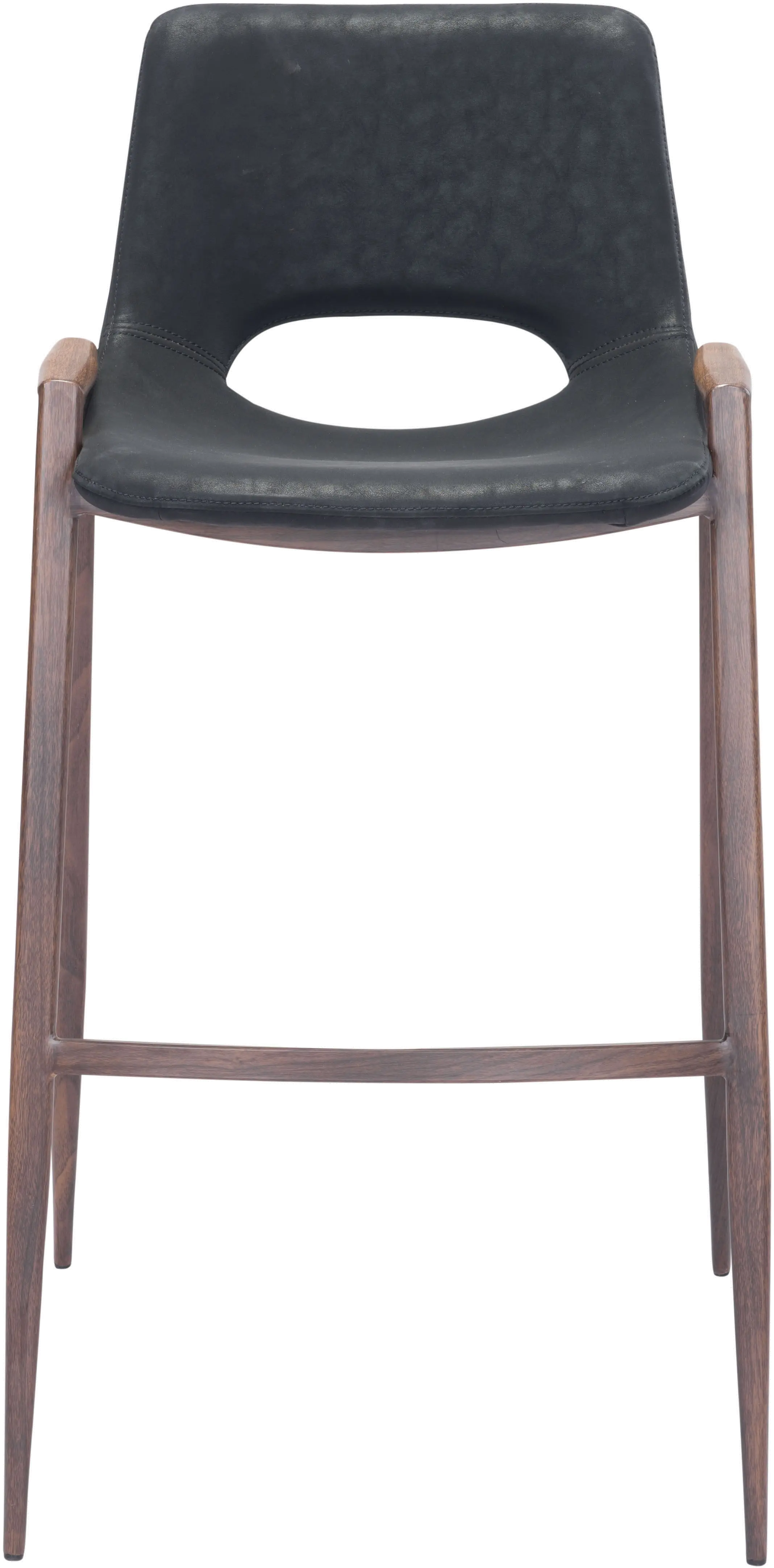 Desi Black Bar Stool， Set of 2