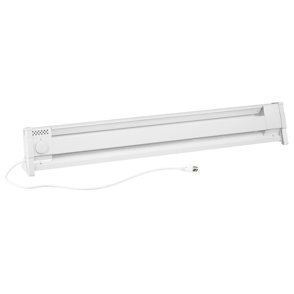 Cadet 49 in. 120-volt 1500-watt Portable Electric Baseboard Heater in White 4P1500W