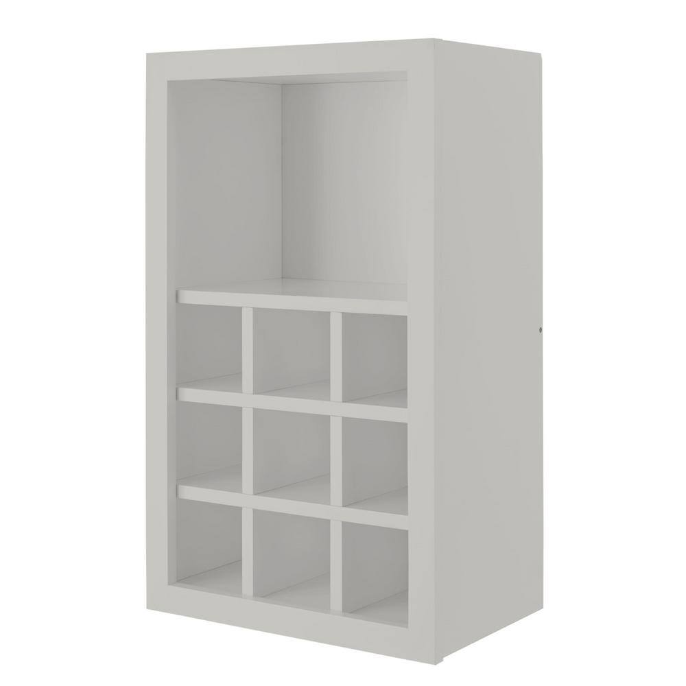 Hampton Bay Avondale Shaker Dove Gray Ready to Assemble Plywood 18 in Wall Flex Cabinet (18 in W x 30 in H x 12 in D) WFC1830-G