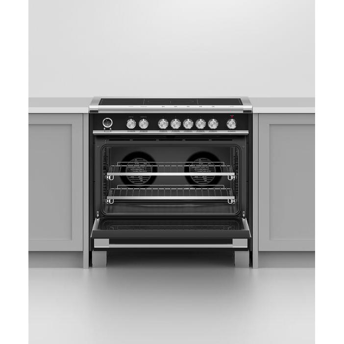 Fisher & Paykel 36-inch Freestanding Electric Range with Induction Technology OR36SCI6B1