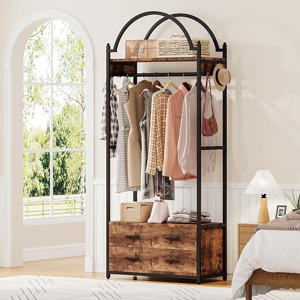 Clothes Rack Closet Organizer  76.8\