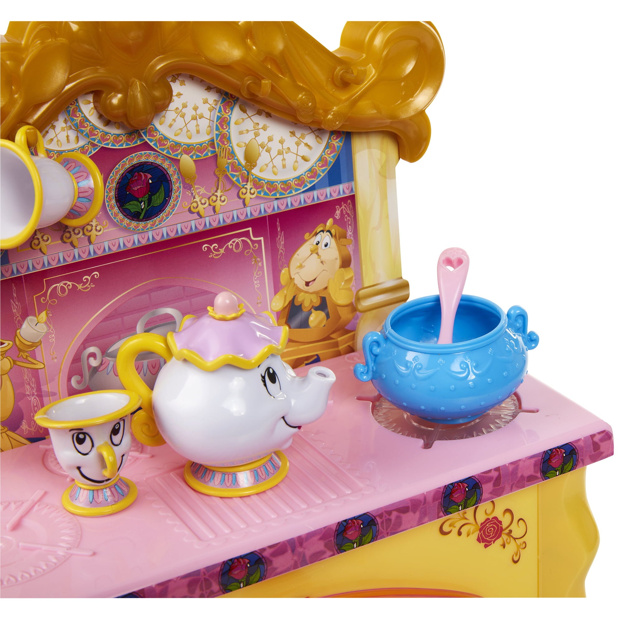 Disney Princess Belle’s Enchanted Kitchen with Lights and Sounds for Girls Ages 3 Year and up