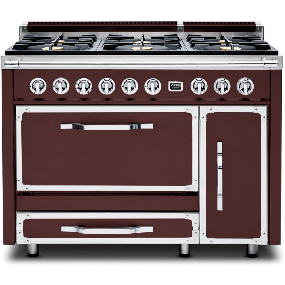 Viking 48-inch Freestanding Dual Fuel Range with True Convection Technology TVDR481-6BKA