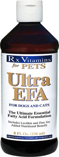 Rx Vitamins Ultra EFA Liquid Skin and Coat Supplement for Cats and Dogs