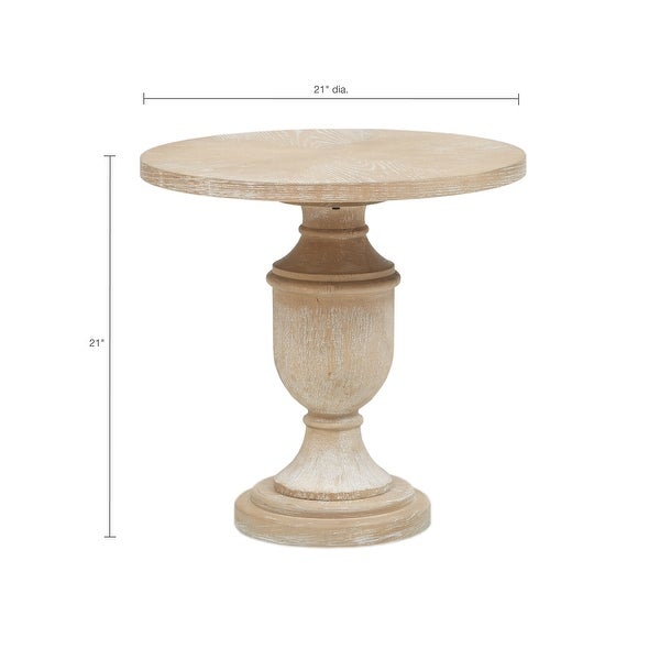 Madison Park Soto Cream Accent Table