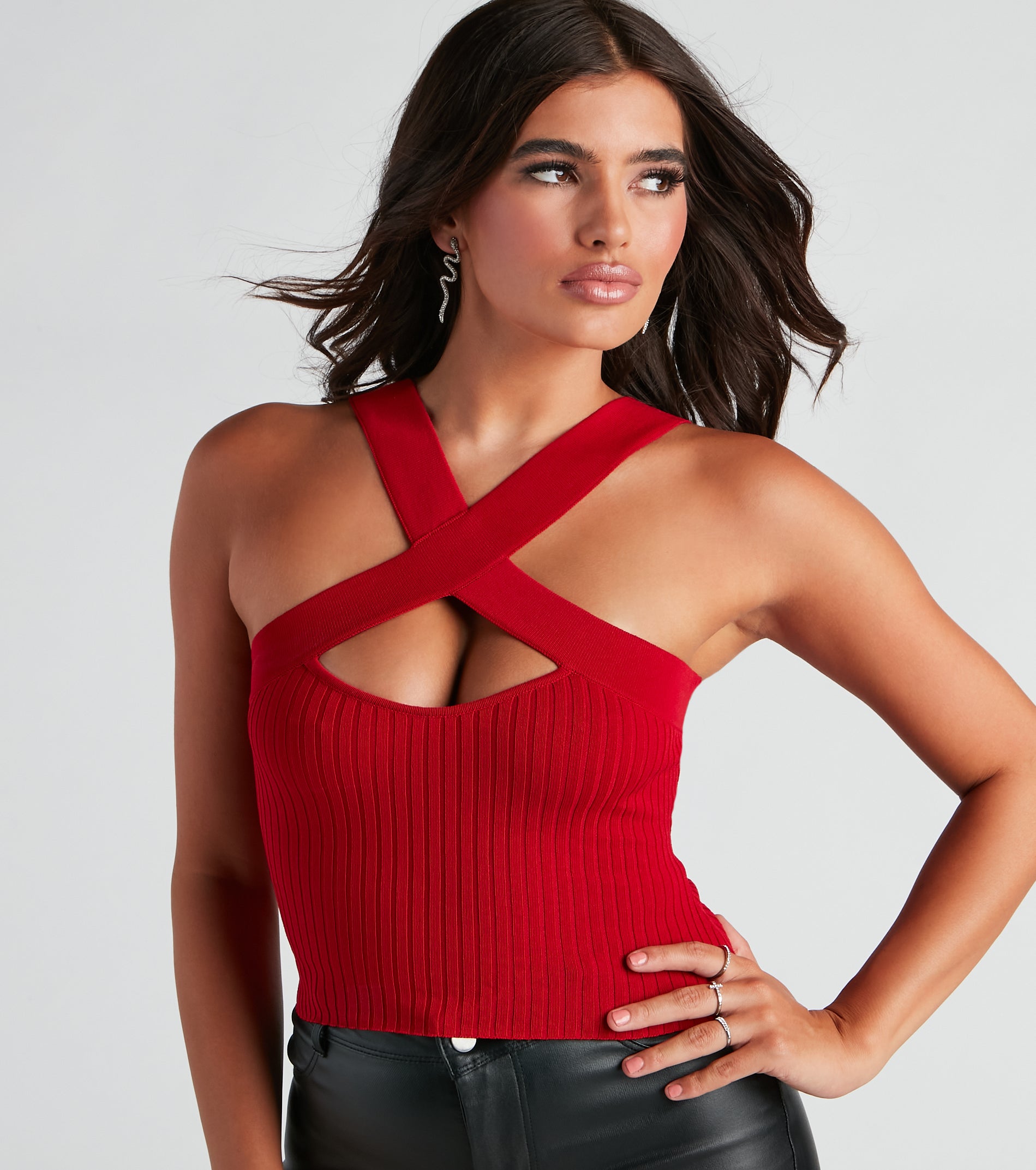 X Marks The Spot Halter Top