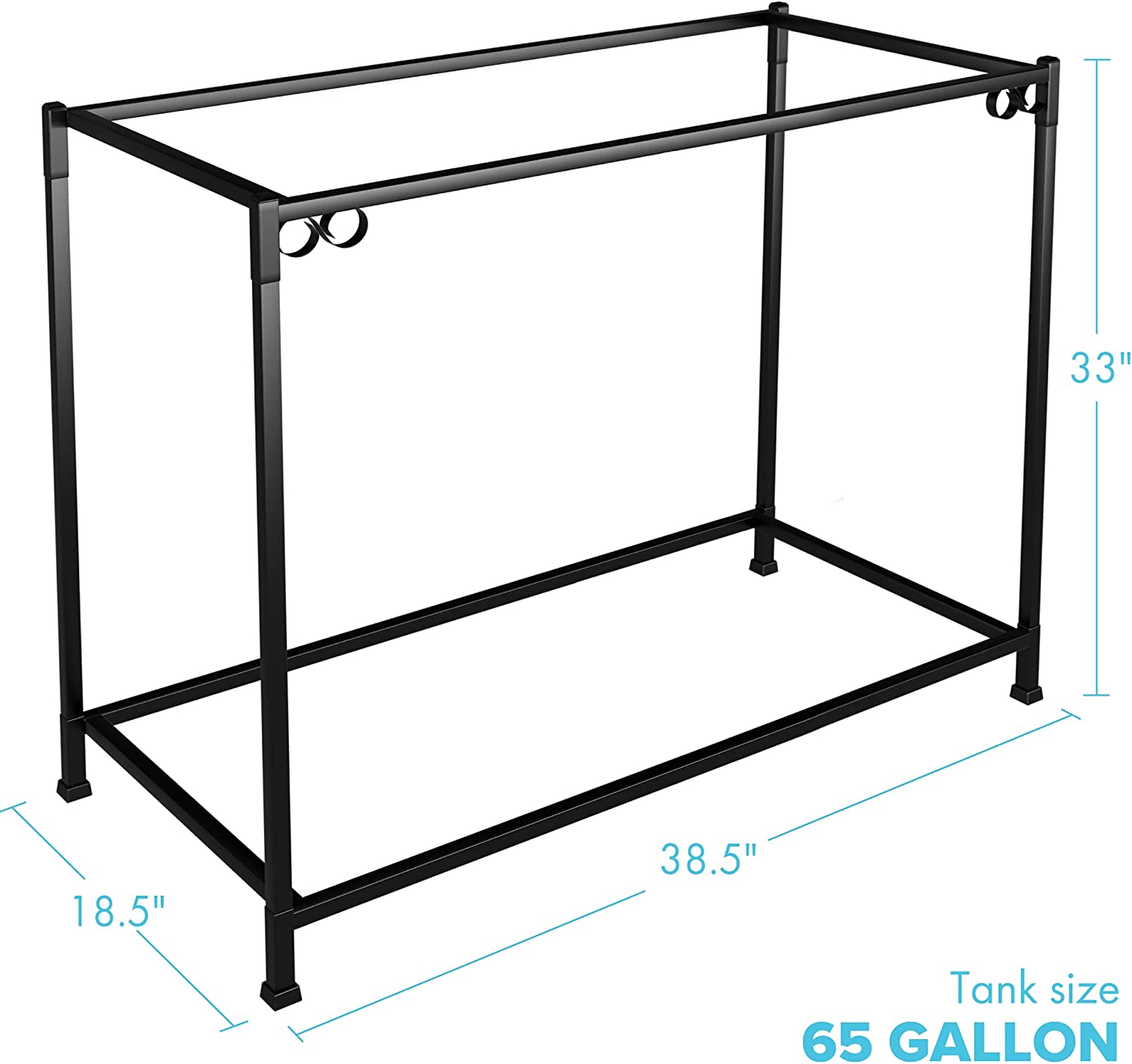 Titaneze 65 Gallon Tank Stand， Black