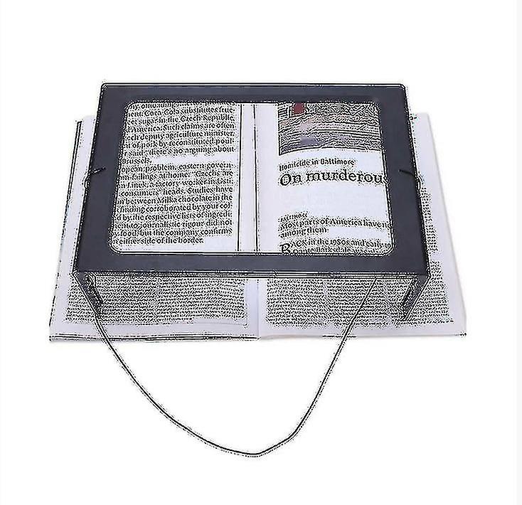 Reading Magnifier Full Page Optical Magnifying Foldable Led Desk Magnifying Glass