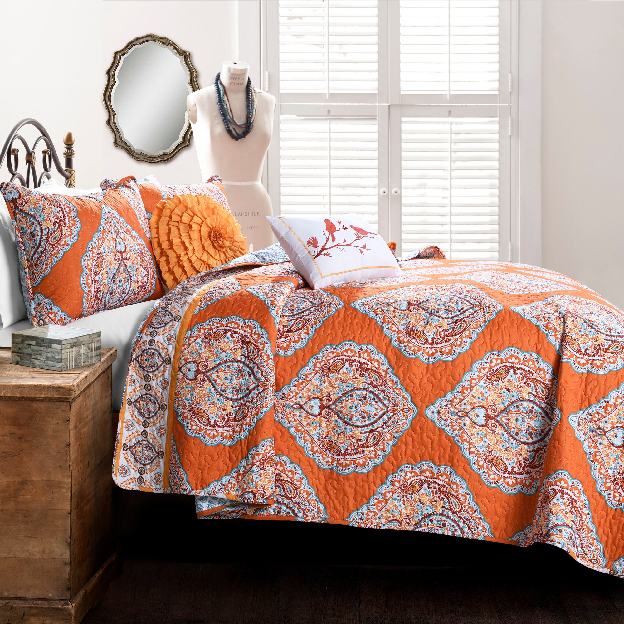 Harley 5 Piece Quilt Set