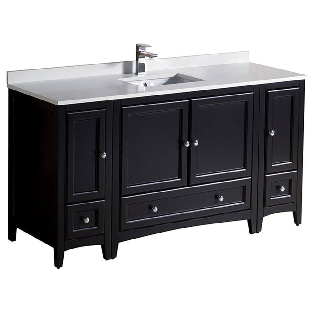 Fresca Oxford 60 in. Traditional Bathroom Vanity Cabinet in Espresso FCB20-123612ES