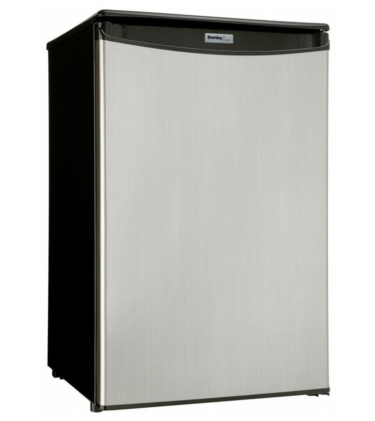 Danby Designer 4.4 Cu. Ft. Compact Refrigerator in Stainless Steel