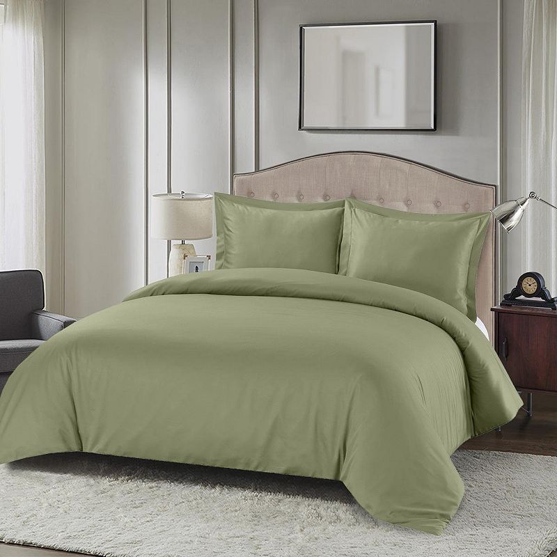 Oversized Viscose Cotton 3-Piece Duvet Cover Set