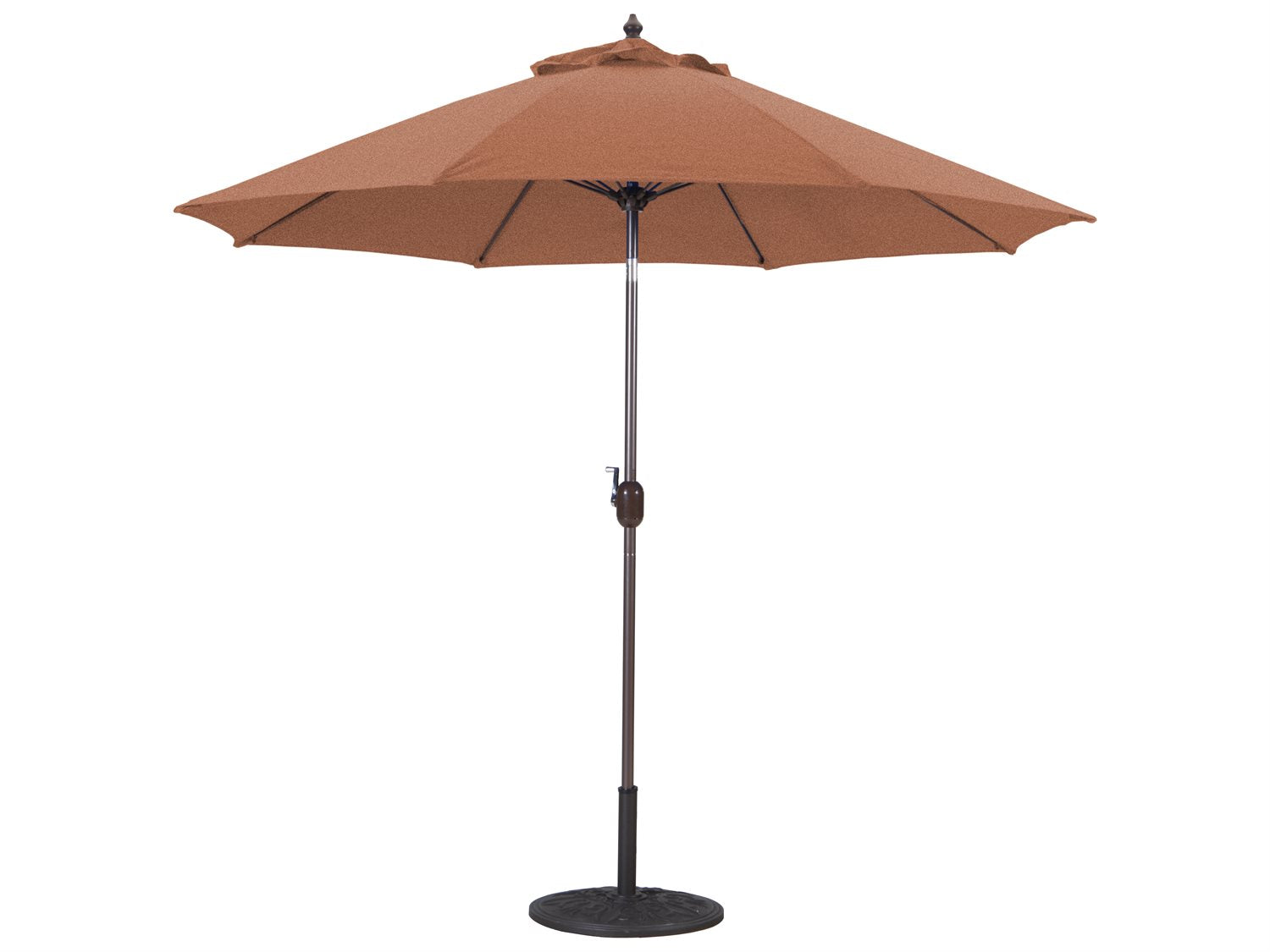 Galtech Aluminum 9 Foot Crank Lift Manual Tilt Umbrella 636 Series