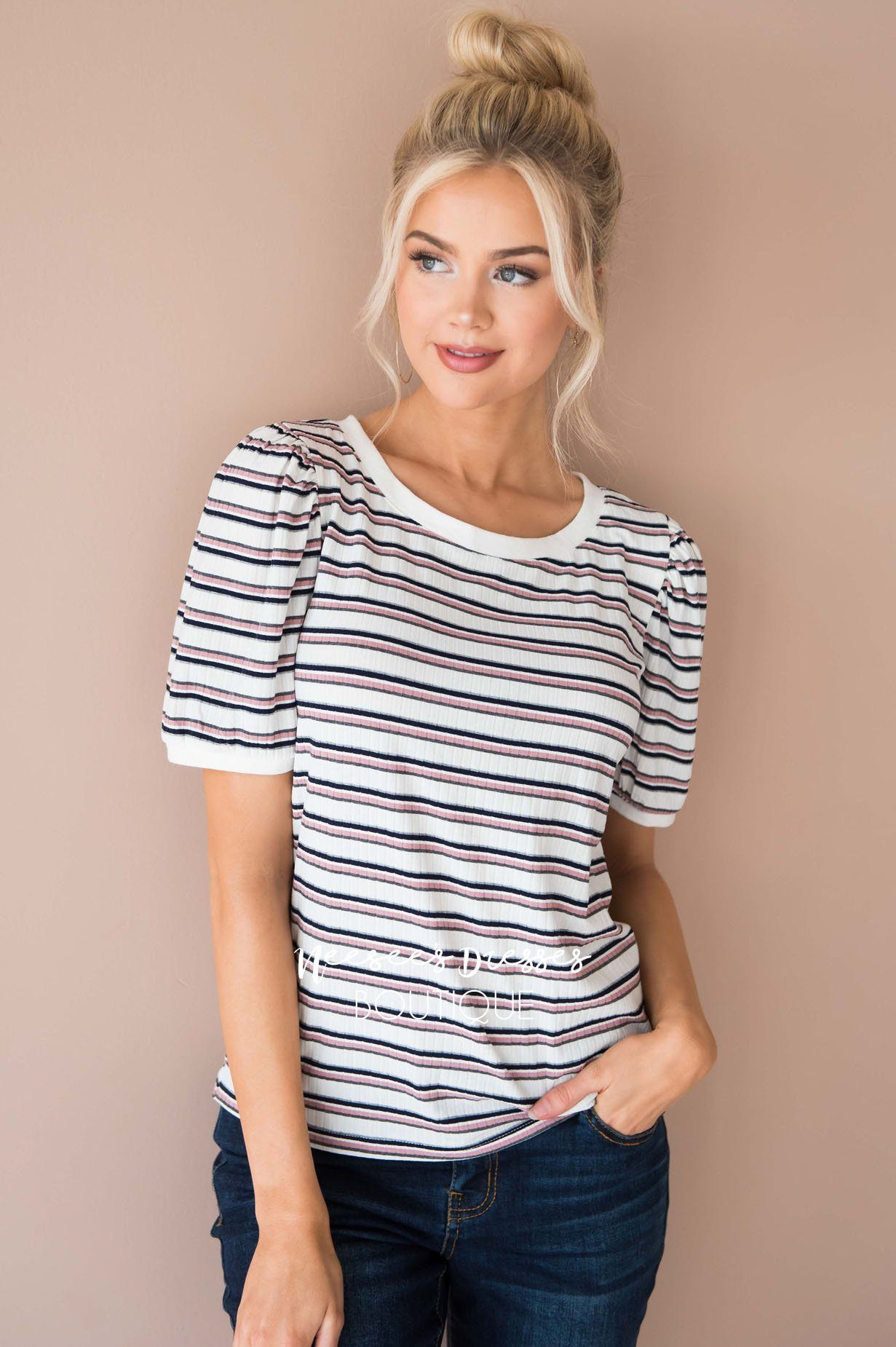 Stories To Tell Striped Top