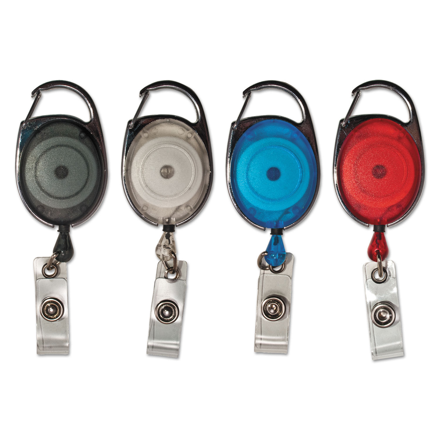 Carabiner-Style Retractable ID Card Reel by Advantus AVT75552