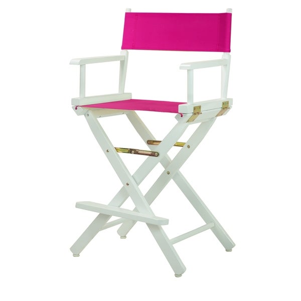 White Frame 24-inch Director's Chair