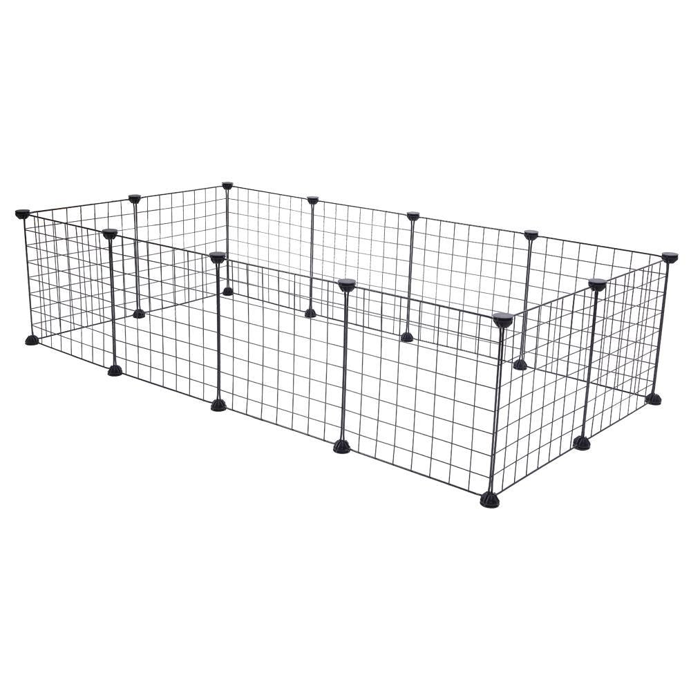 SalonMore Animal Fence，Metal Wire Pen Fence for Small Animals，Bunnies，Rabbits