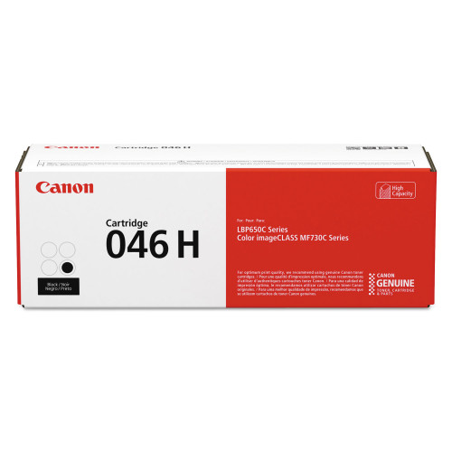 Canon 1254C001 (046) High-Yield Toner， 6，300 Page-Yield， Black