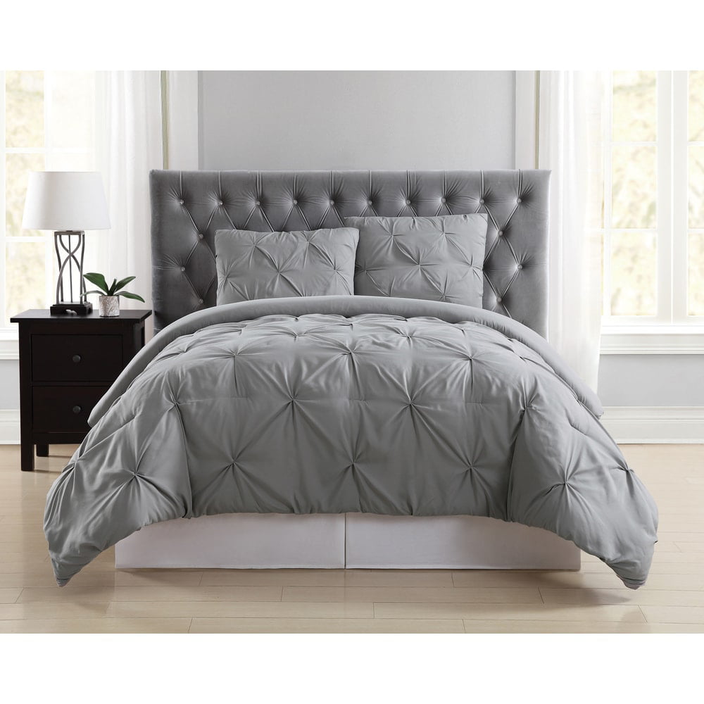 Truly Soft Pleated Microfiber Comforter Set