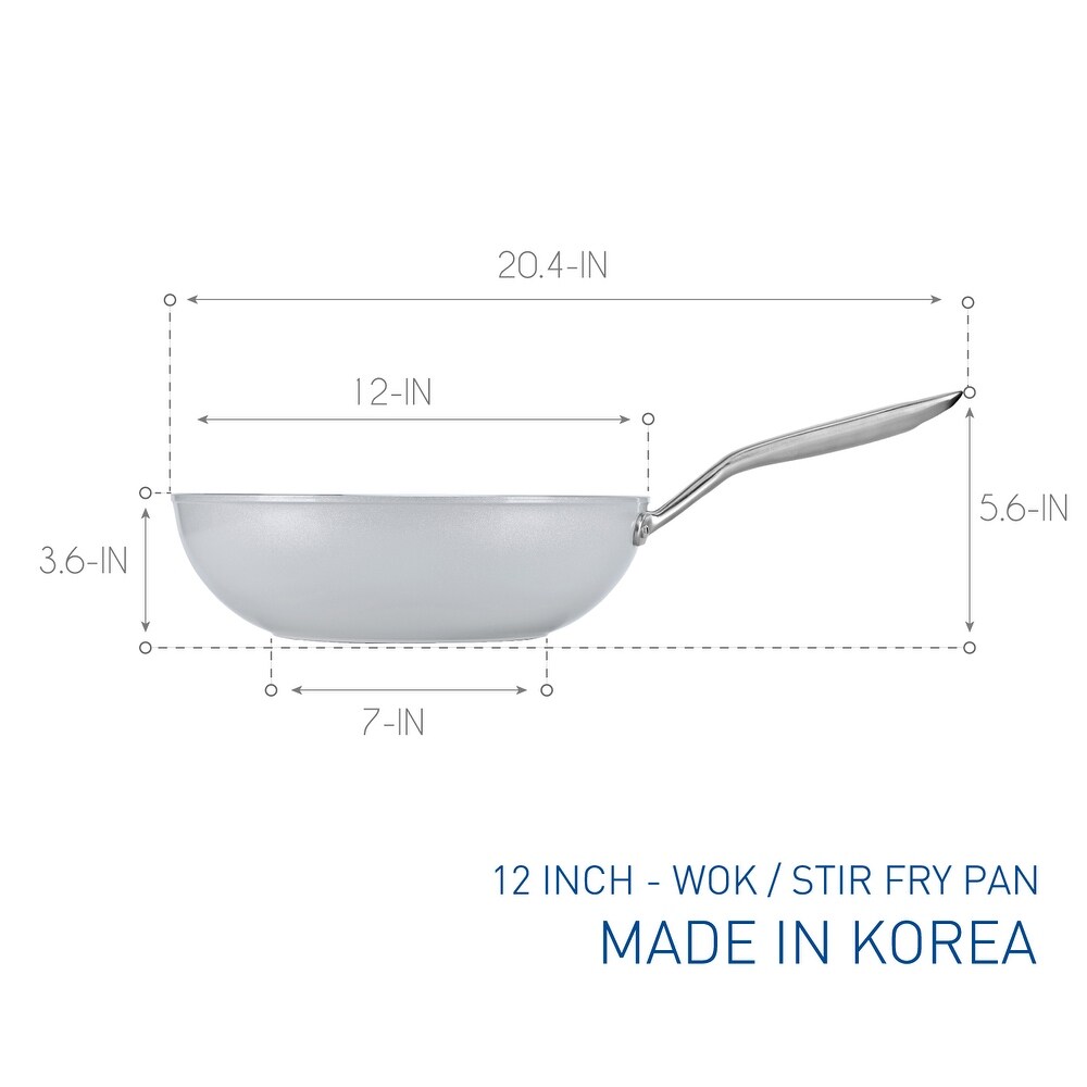TECHEF   CeraTerra   12 Inch Wok/Stir Fry Pan