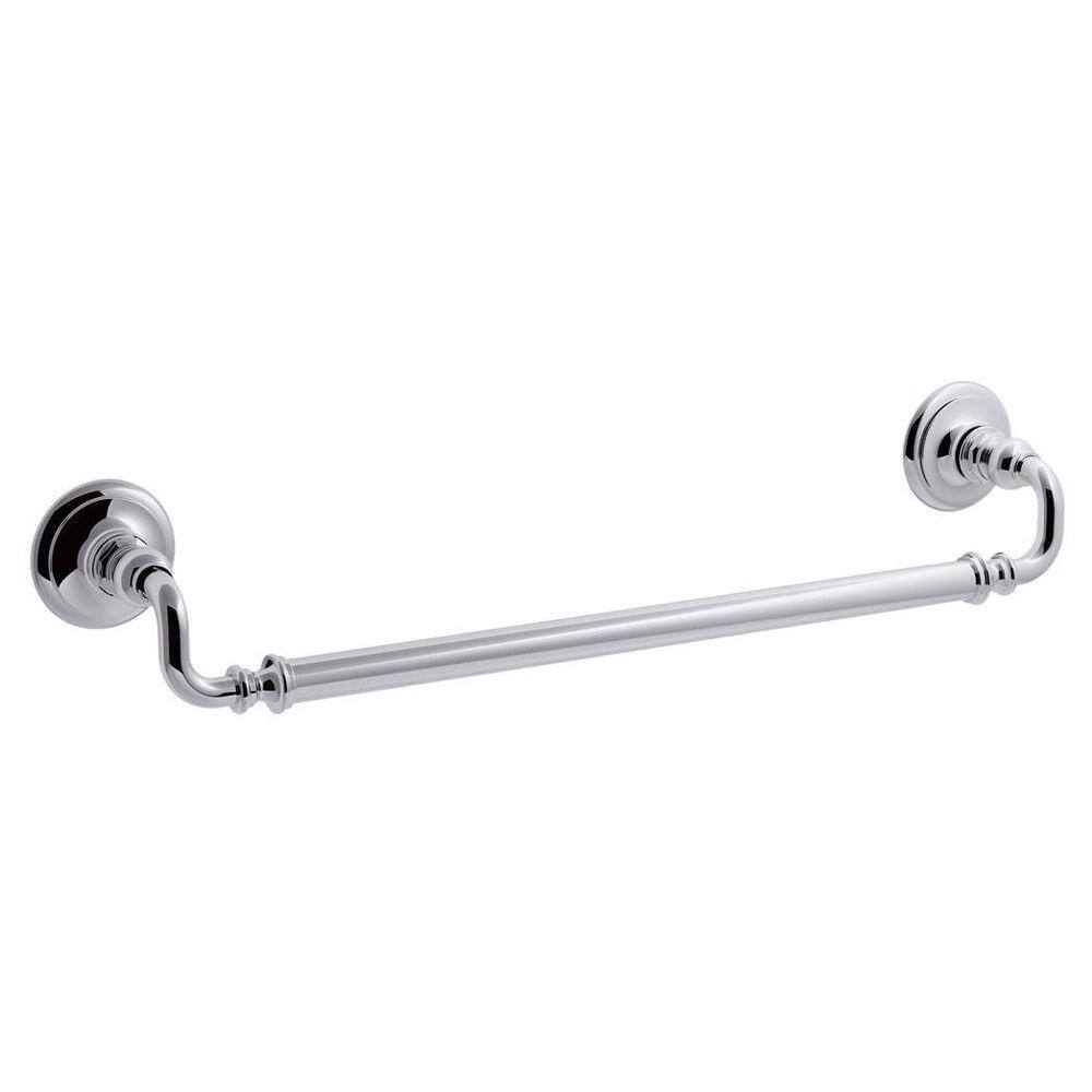 KOHLER Artifacts 18 in. Towel Bar in Polished Chrome K-72567-CP