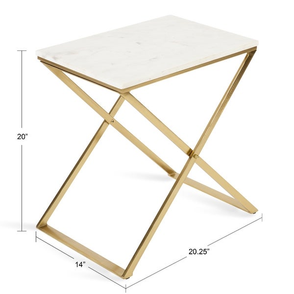 Kate and Laurel Laraway Folding Side Table