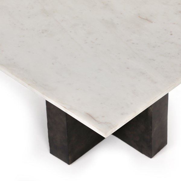 Filipina Coffee Table Black Marble   Modern   Coffee And Accent Tables   by Virgil Stanis Design  Houzz