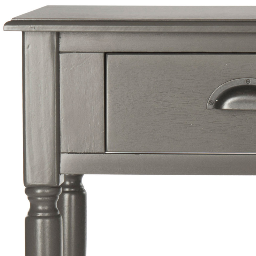 Mae Console Table With Storage Grey   Traditional   Console Tables   by Peachtree Fine Furniture  Houzz