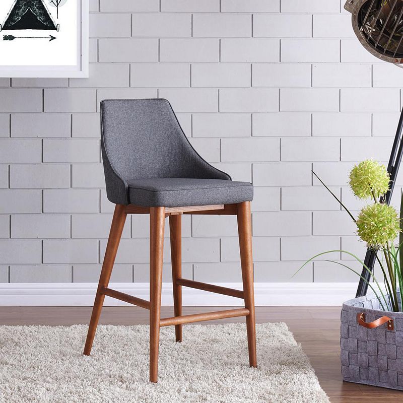 New Pacific Direct Erin Fabric Counter Stool