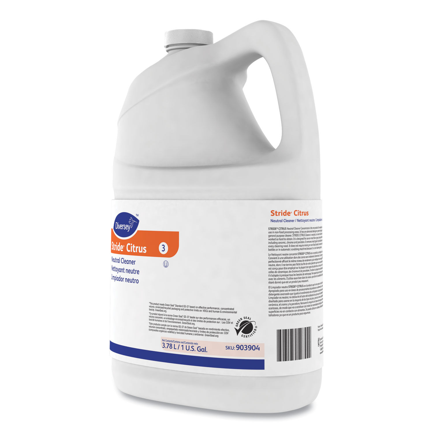 Stride Neutral Cleaner by Diverseyandtrade; DVO903904