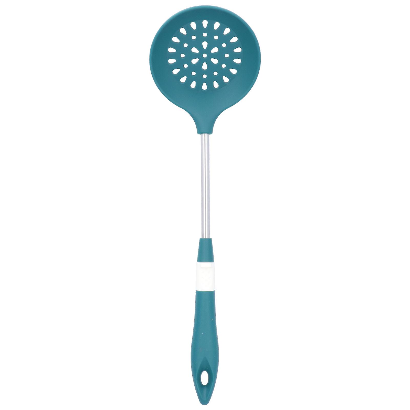 Silicone Cooking Utensils Silicone Stainless Steel Heat Insulation Anti Scalding Comfortable Grip Cooking Utensilscolander