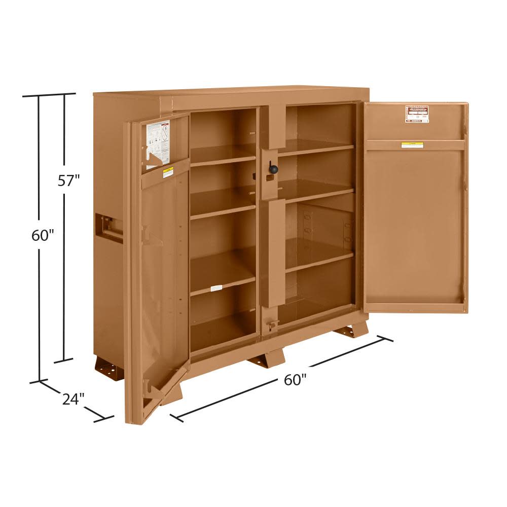 JOBMASTER® Cabinet， 47.5 Cu. Ft. Steel Jobsite Box ;