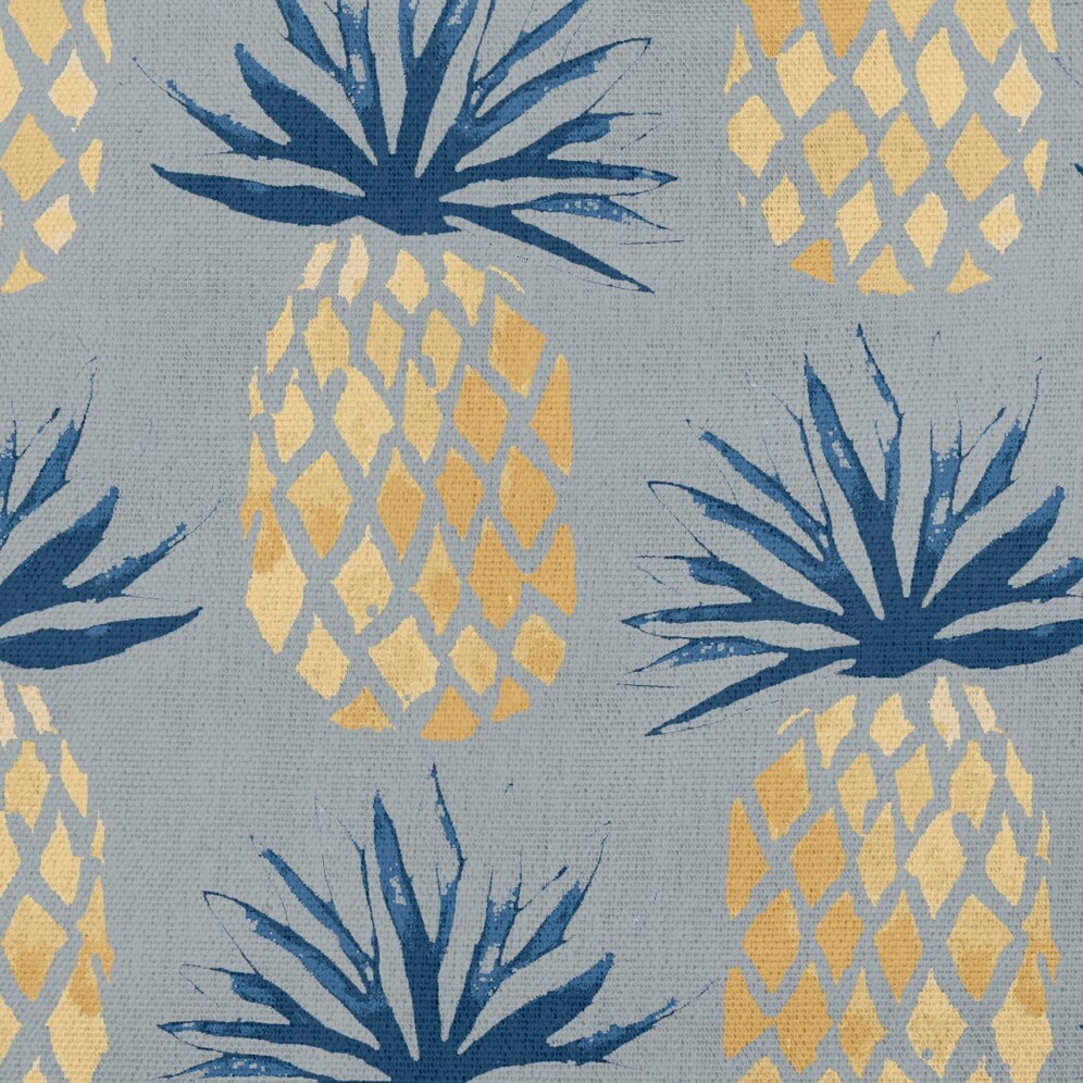 Pineapple Stripes Nautical Decorative Indoor Pillow