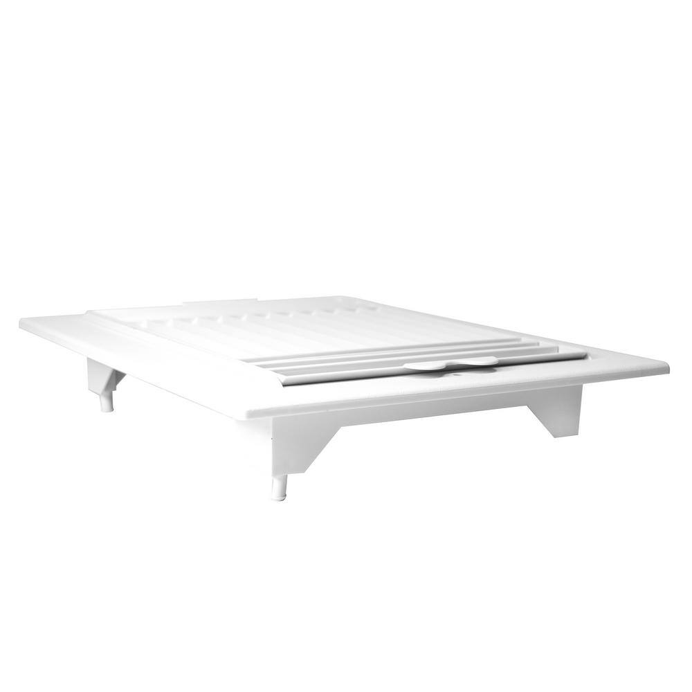 10 in. x 8 in. Plastic Ceiling Register in White RGC108