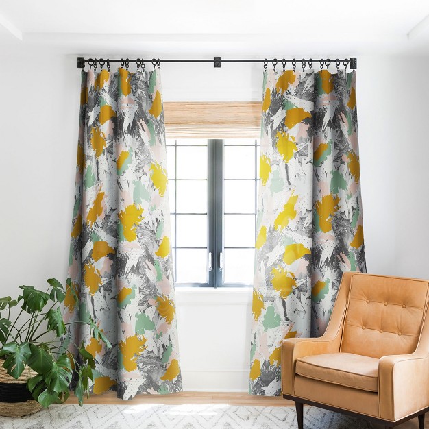 1pc Blackout Window Curtain Panel Deny Designs