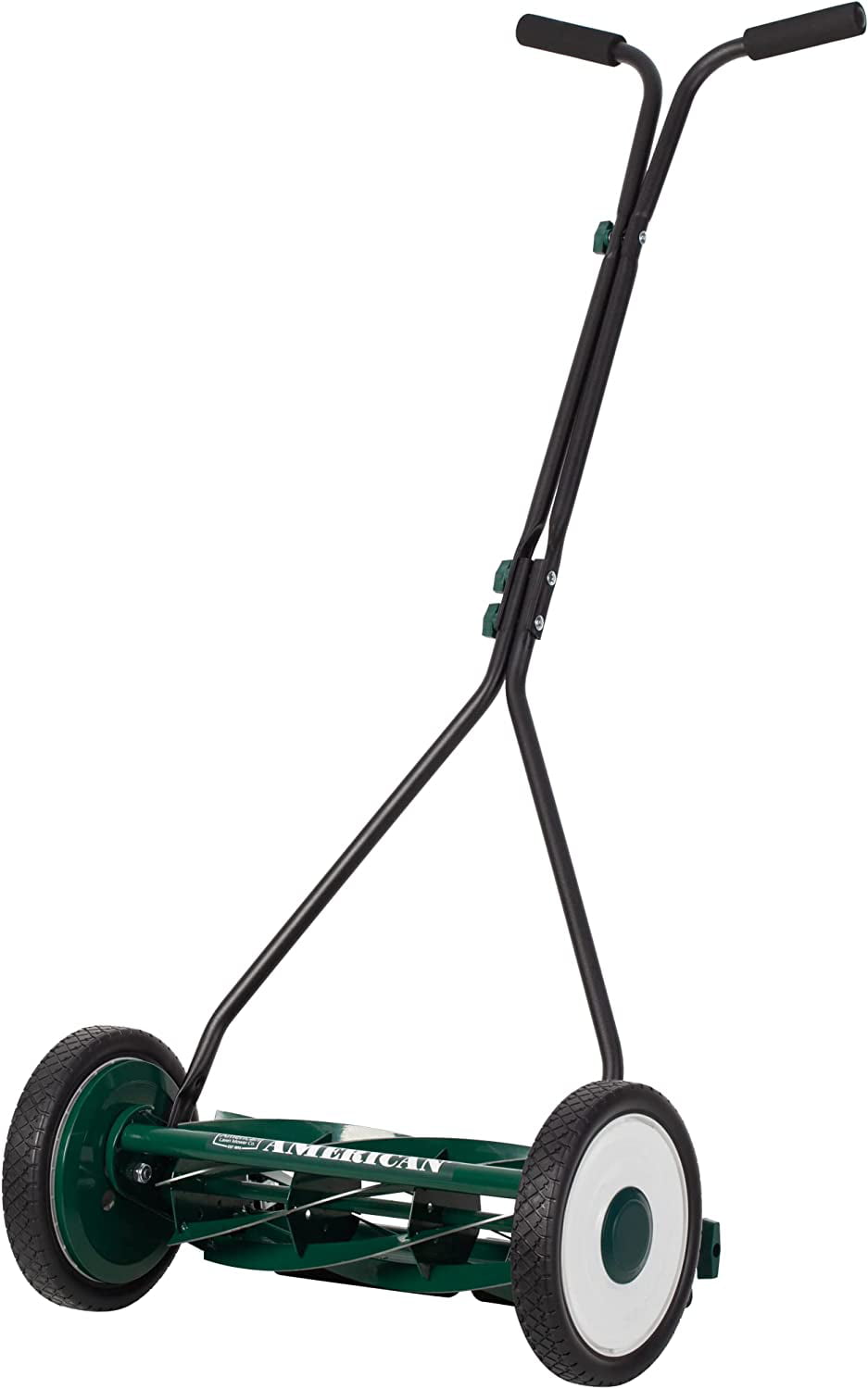 American Lawn Mower Company 1725-16GC 16-inch 7-Blade Reel Mower with Grass Catcher