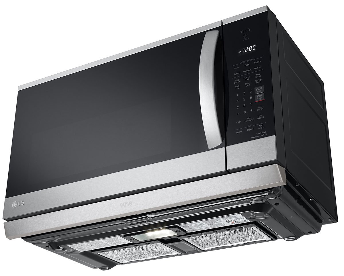 LG 2.1 Cu. Ft. PrintProof Stainless Steel Wi-Fi Enabled Over-The-Range Microwave Oven With EasyClean