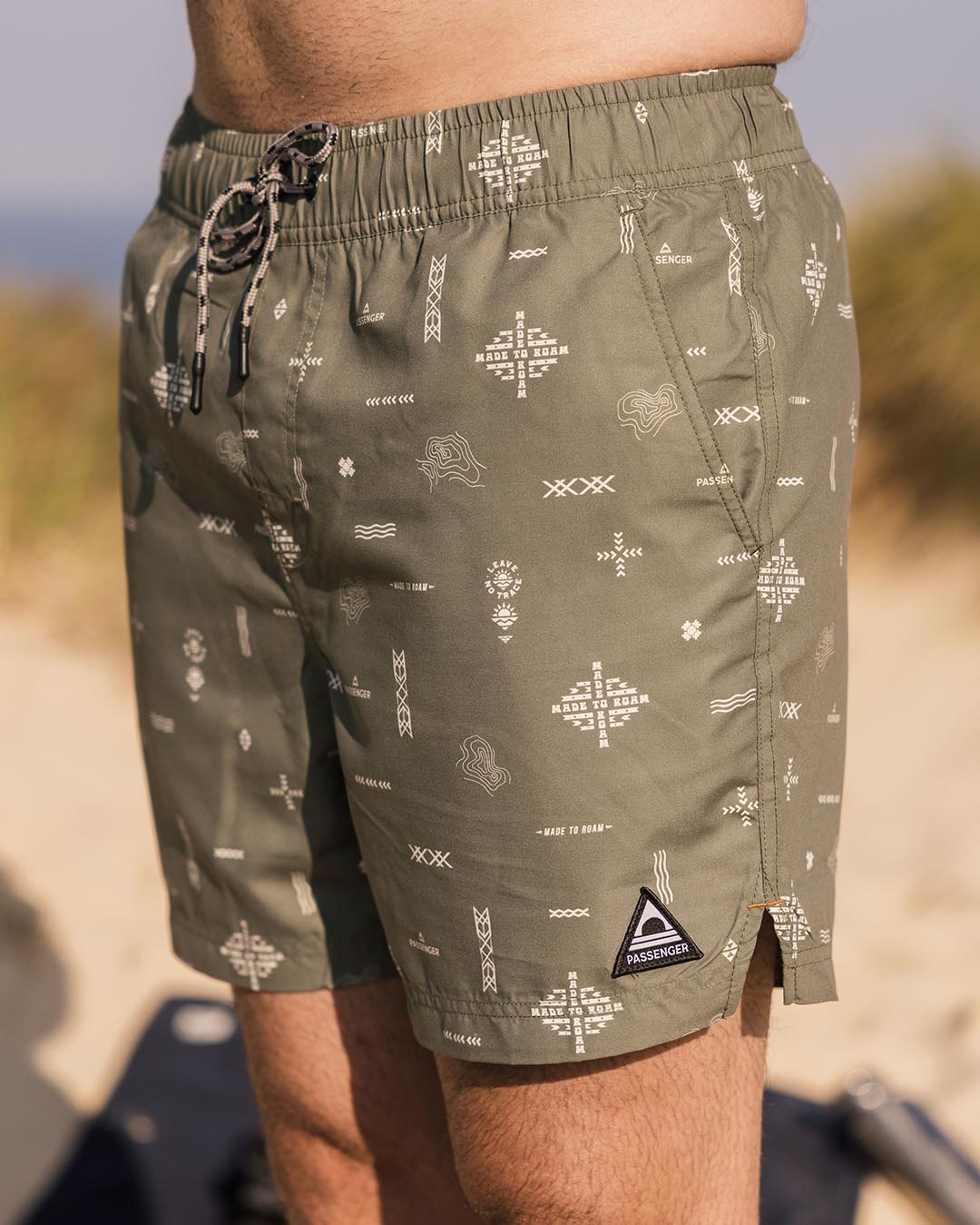 Cali Cargo Swim Short - Olive Made To Roam